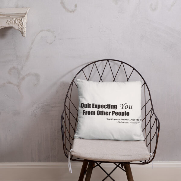 Quit expecting you - Basic Pillow